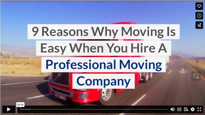 9 Reasons Why Moving Is Easy When You Hire A Professional Moving Company
