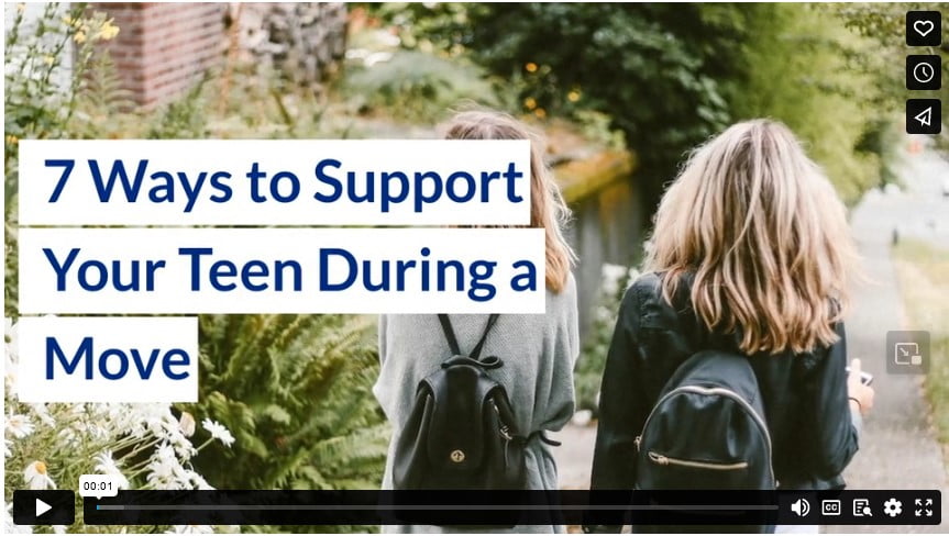 7 Ways to Support Your Teen During a Move