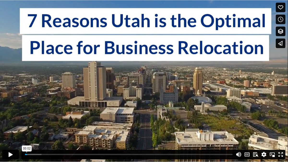 7 Reasons Utah is the Optimal Place for Business Relocation